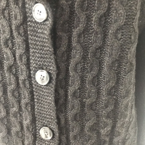 Eddie Bauer Heather grey shawl collar cardigan xl - Picture 5 of 8